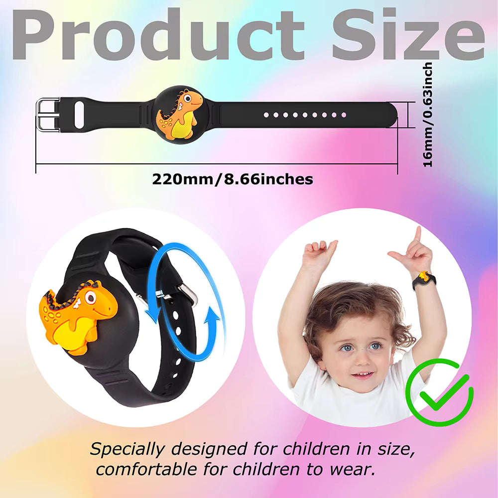 Kids Wristband Strap for Smart Tag - Pink